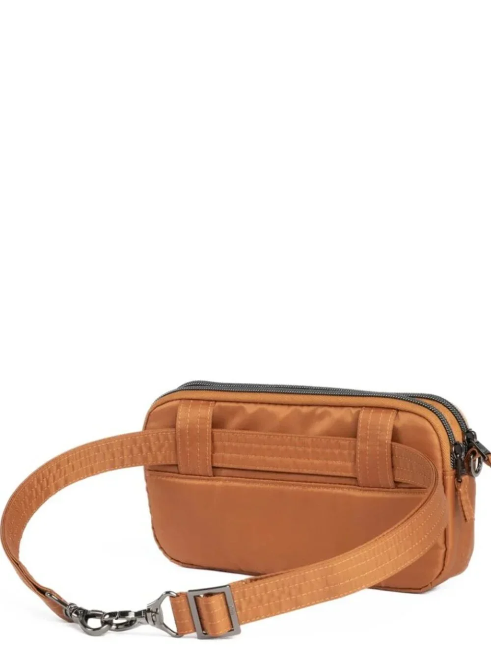 Lug Coupe XL Convertible Crossbody Bag Quilted Cappuccino Orange Fanny Pack